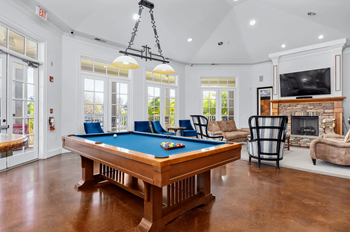 Ping pong, billiards, and cornhole